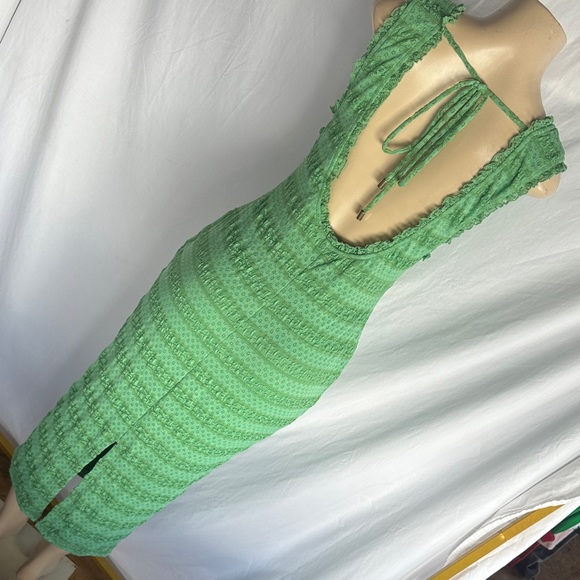 Free People Green Backless Dress - Picture 5 of 9